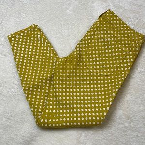 Current/Elliott The Stiletto Lemongrass Polka Dot Size 28